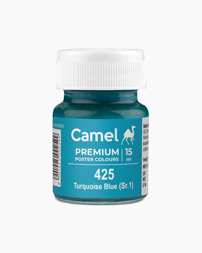 Turquoise Blue Camel Premium Poster Colours